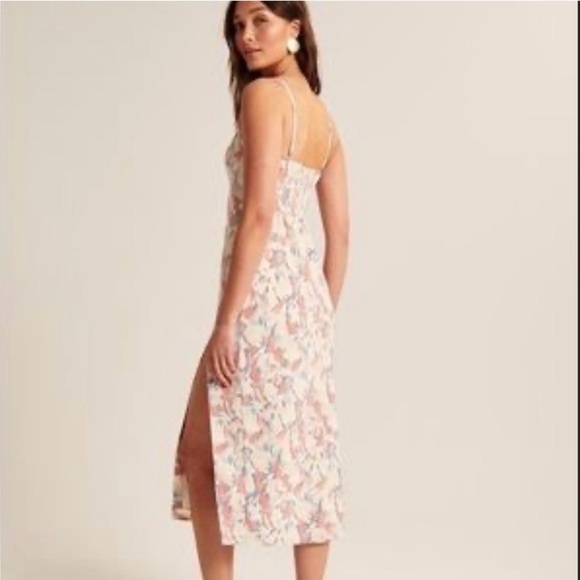 Abercrombie & Fitch Corset Seamed Midi Dress - Picture 2 of 9